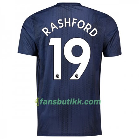 Fotballdrakt Manchester United Rashford 19 2018-2019 Tredjetrøye Kortermet